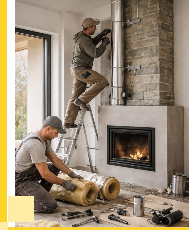 Монтаж дымоходов для каминов в Коркине от 15572 р. ЭриданКрк