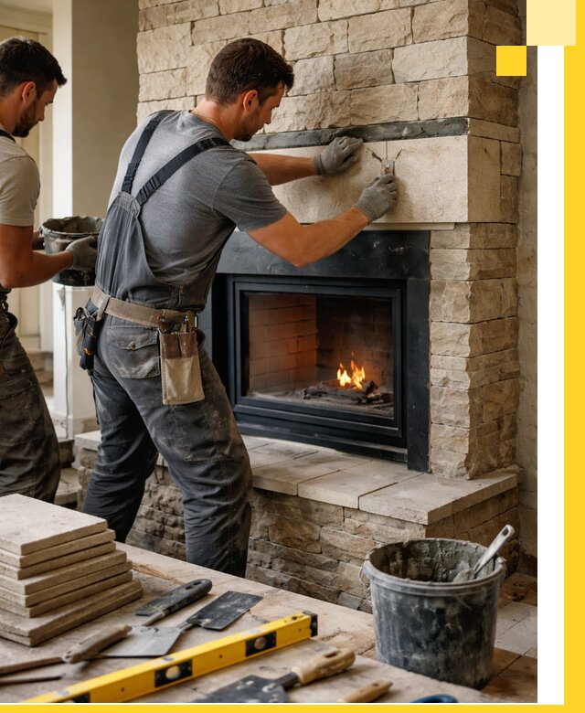 Проектирование и установка открытых каминов в Коркине