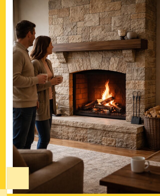 Каменные камины на заказ в Коркине от 186858 р. | ЭриданКрк