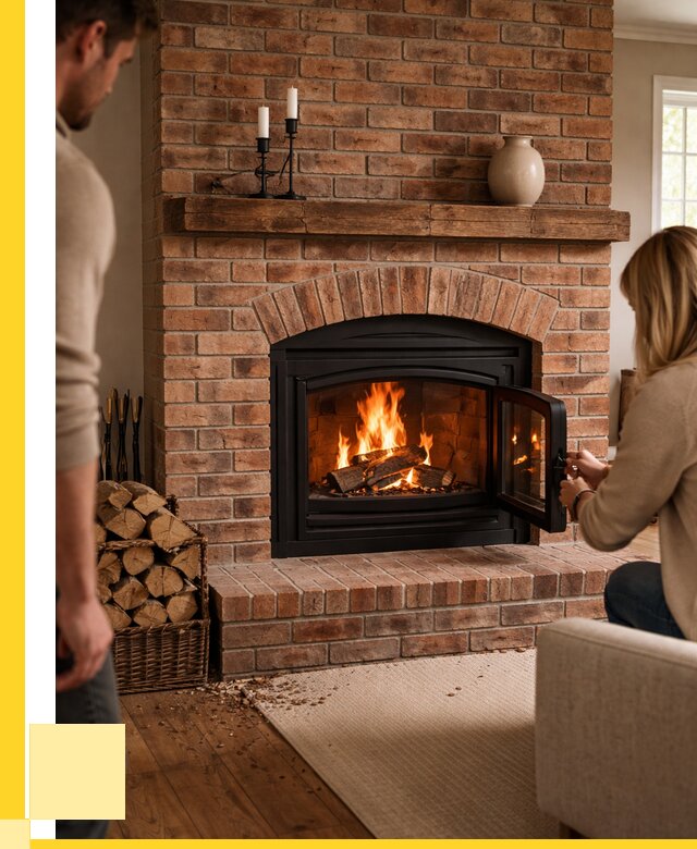 Кирпичные камины под ключ в Коркине от 155715 р. | ЭриданКрк