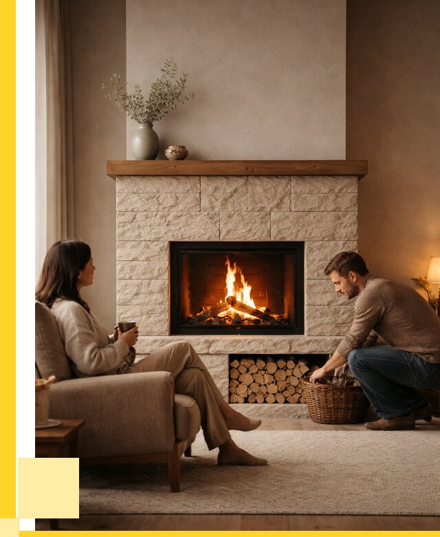 Камины для дома в Коркине под ключ от 155715 р. | ЭриданКрк