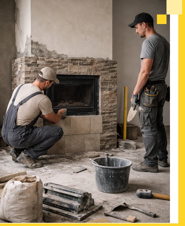 Камины под ключ в Коркине: проект, изготовление и монтаж