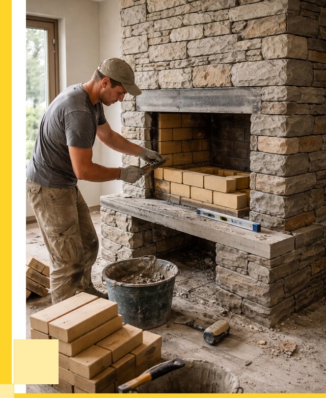 Кладка каминов и камина в Коркине от 25953 р. ЭриданКрк