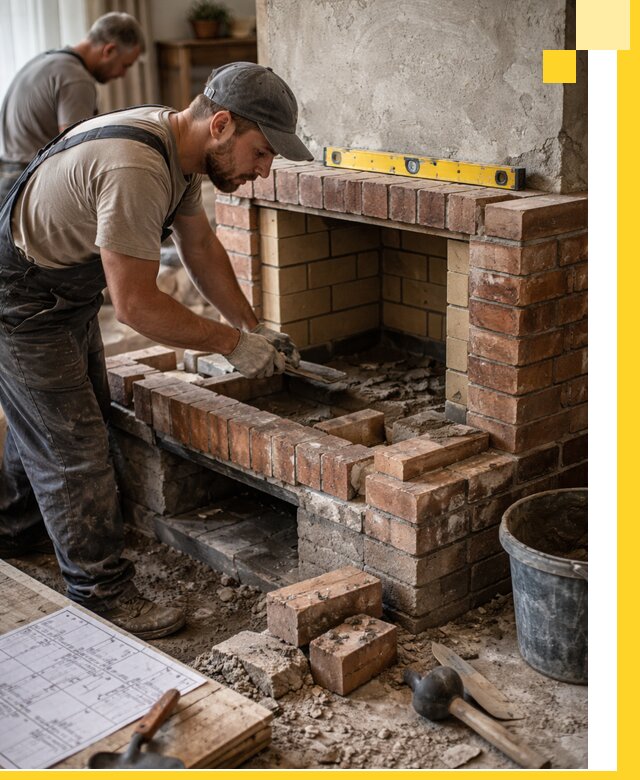 Изготовление и установка каминопечей под ключ в Коркине