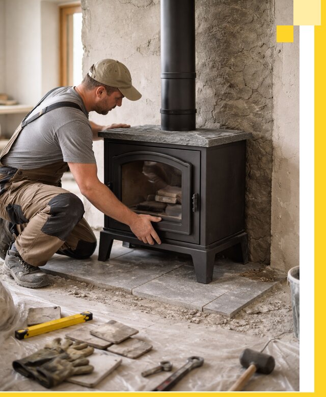 Профессиональный монтаж печей и каминов в Коркине под ключ