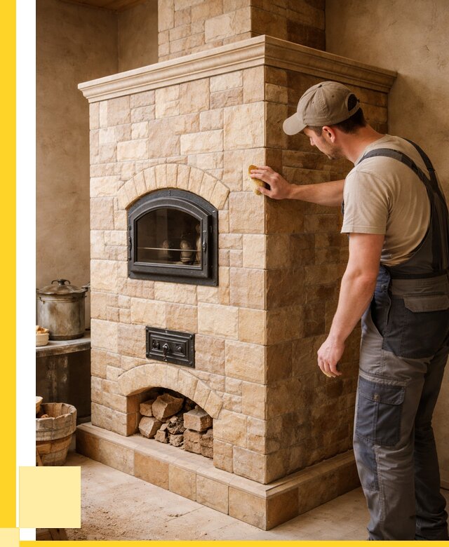 Облицовка печей в Коркине от 4671 р. под ключ | ЭриданКрк