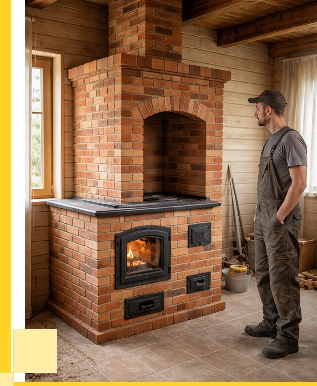 Кирпичные печи в Коркине: купить от 155715 р. | ЭриданКрк