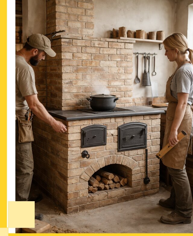 Варочно отопительные печи в Коркине от 93429 р. | ЭриданКрк