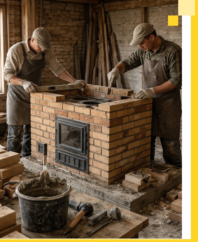 Изготовление и установка варочных печей под ключ в Коркине