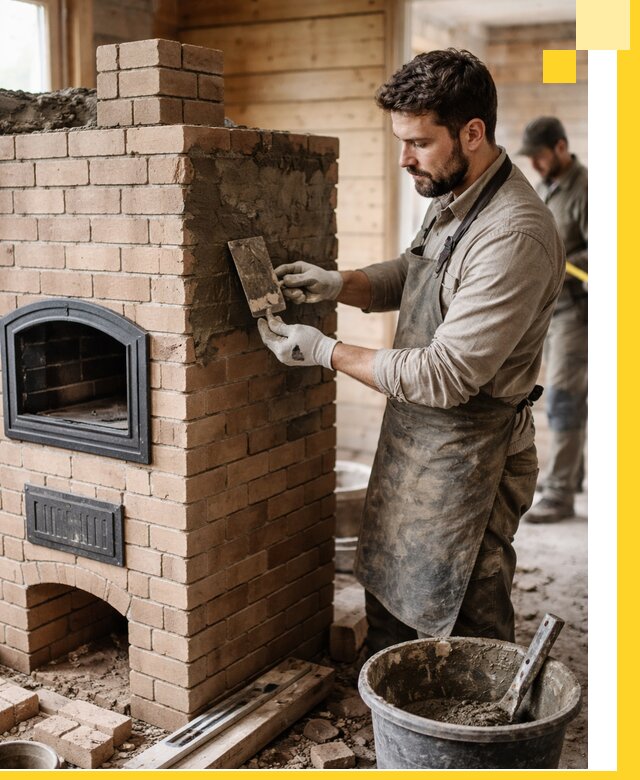 Изготовление и установка печей-шведок под ключ в Коркине