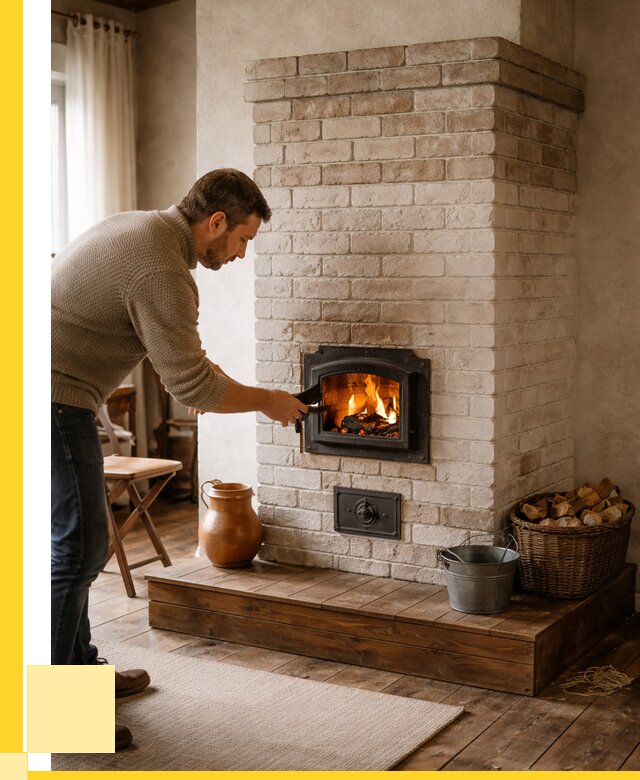 Печь голландка из кирпича в Коркине от 88239 р. | ЭриданКрк