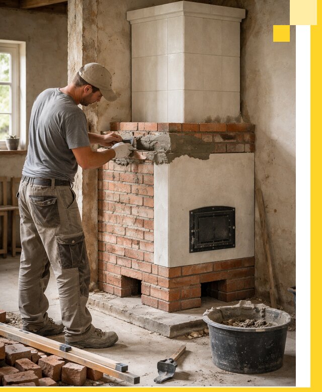 Изготовление и установка печей-голландок под ключ в Коркине