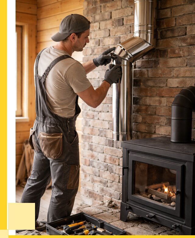Монтаж дымоходов для печей в Коркине от 7786 р. | ЭриданКрк
