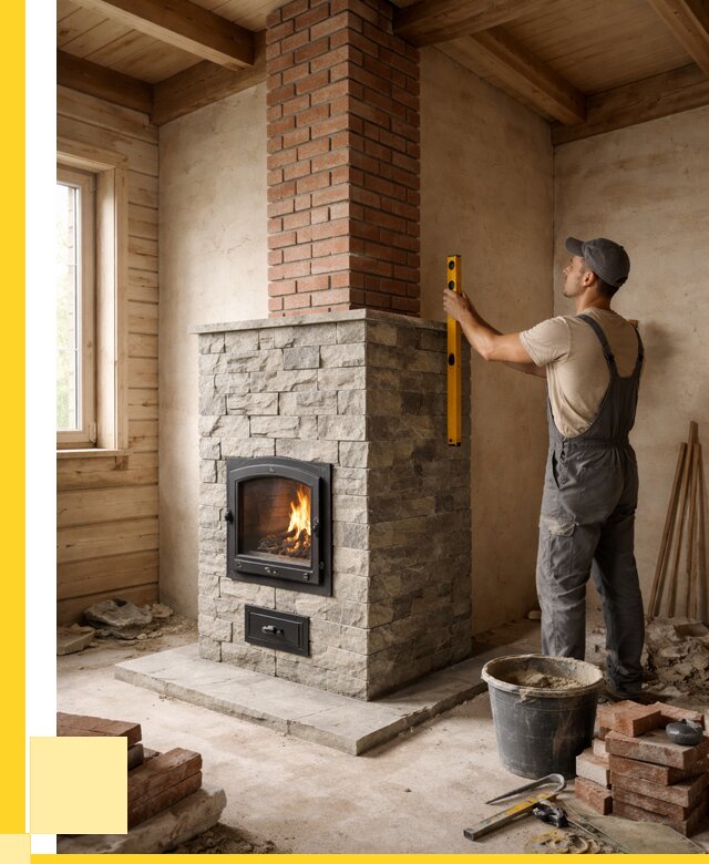 Печи и дымоходы под ключ в Коркине от 46715 р., ЭриданКрк