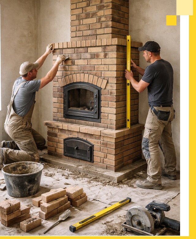 Продажа и установка печей и каминов для дома под ключ в Коркине