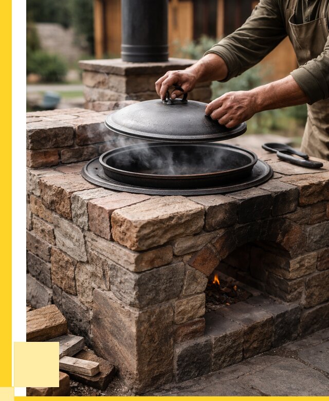 Печи для казана в Коркине по цене от 18686 р. | ЭриданКрк