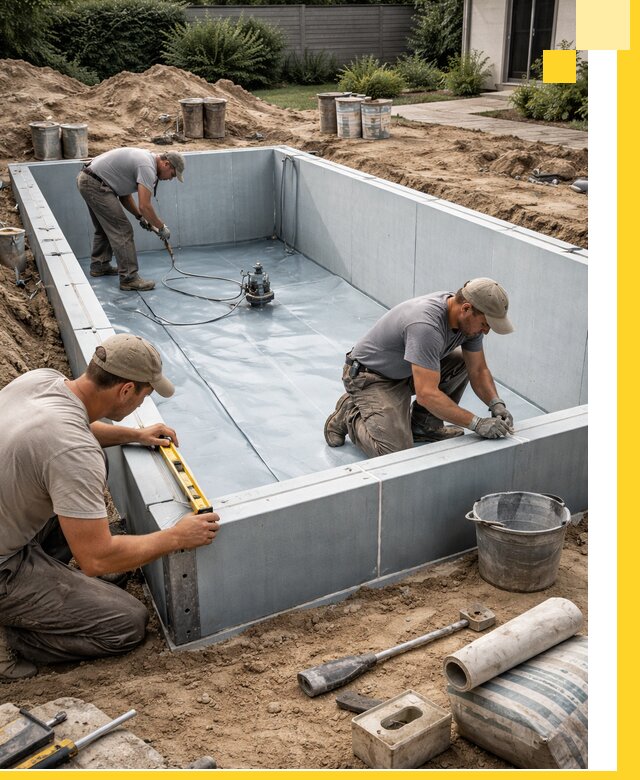 Профессиональный монтаж бассейнов под ключ в Коркине с гарантией