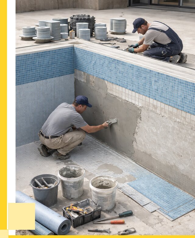 Ремонт и обслуживание бассейнов в Коркине от 25953 р. | ЭриданКрк