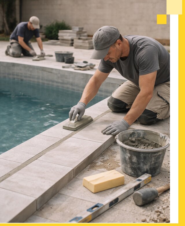 Отделка бассейнов в Коркине: декоративная отделка и гидроизоляция