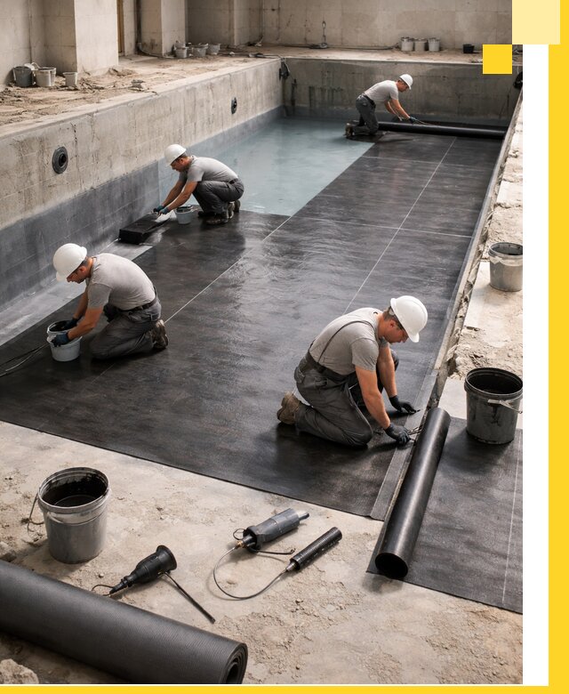 Профессиональная гидроизоляция бассейнов и чаш в Коркине под ключ