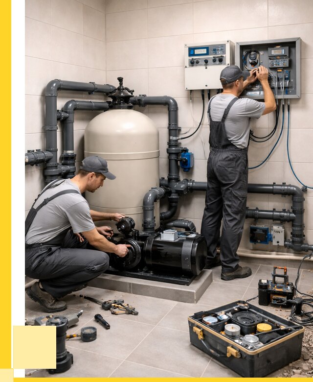 Монтаж оборудования для бассейнов в Коркине от 41524 р. | ЭриданКрк