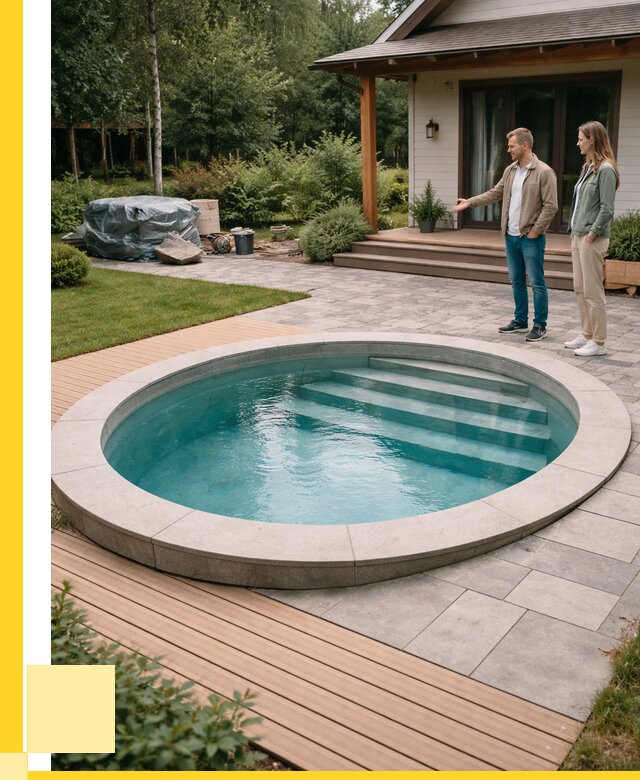 Бассейн на даче под ключ в Коркине от 207620 р., ЭриданКрк