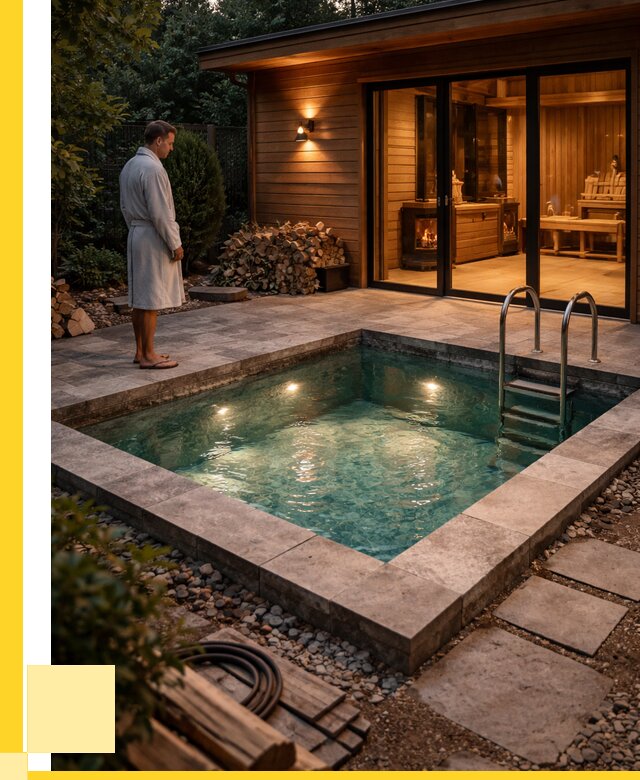 Бани с бассейном под ключ в Коркине от 98620 р. | ЭриданКрк