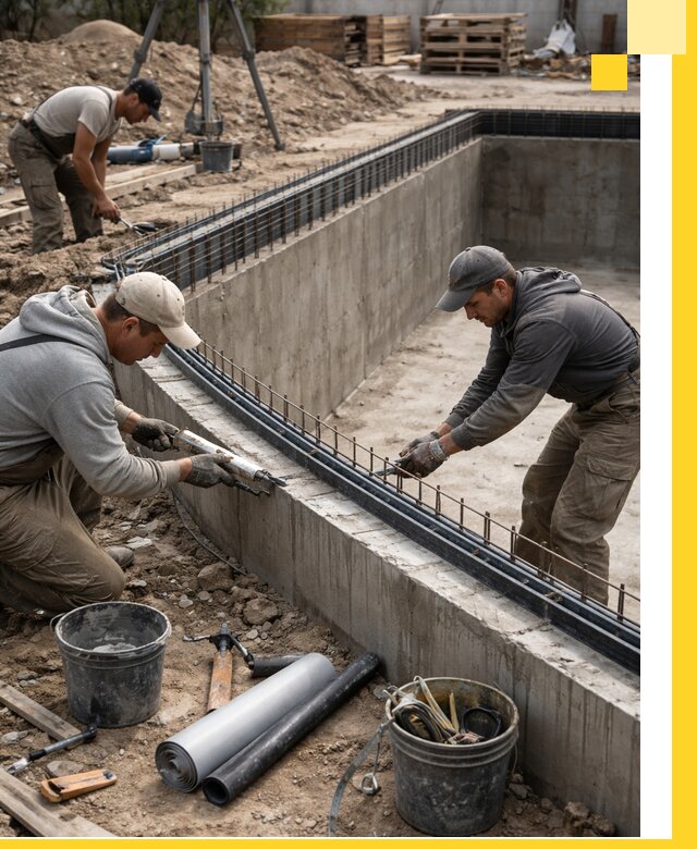 Качественный монтаж чаши бассейна в Коркине под ключ с гарантией