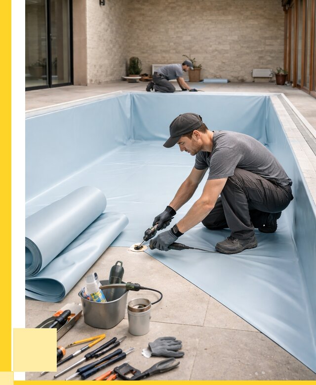 Пленка ПВХ для бассейнов в Коркине от 2595 р. | ЭриданКрк