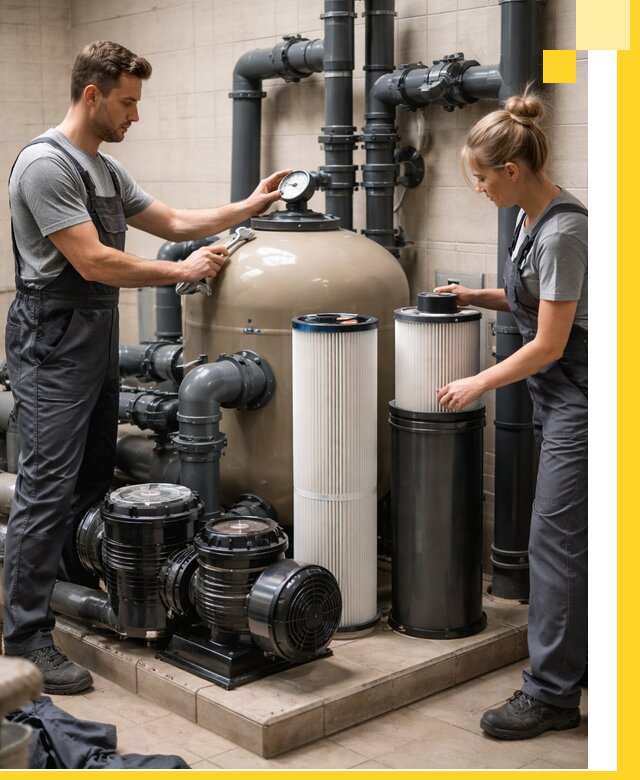 Фильтры и системы фильтрации для бассейнов в Коркине