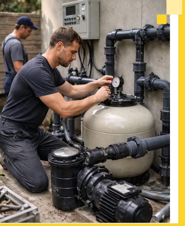 Поставка и монтаж фильтровального оборудования для бассейнов в Коркине