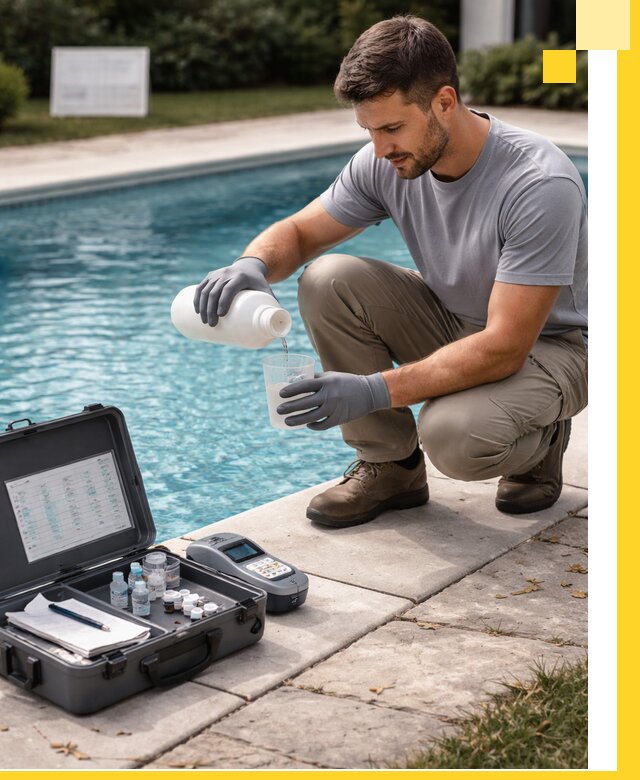 Профессиональная дезинфекция воды в бассейне в Коркине