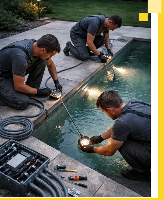 Профессиональное освещение бассейнов в Коркине: дизайн и монтаж