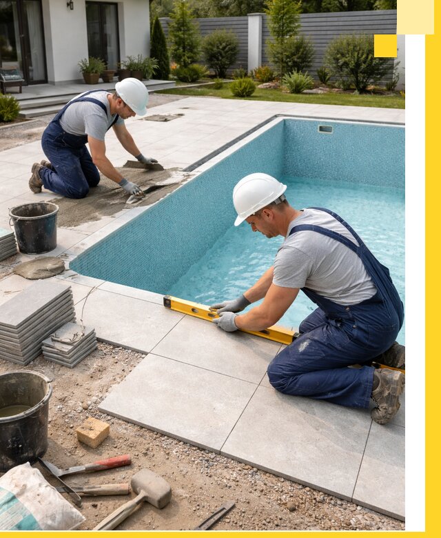 Строительство и монтаж плавательных бассейнов под ключ в Коркине