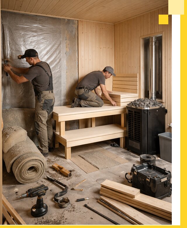 Проекты саун под ключ в Коркине дизайн и строительство