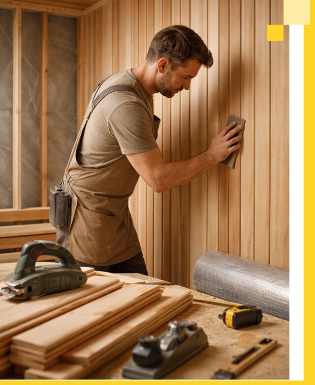 Профессиональная отделка саун и парных под ключ в Коркине