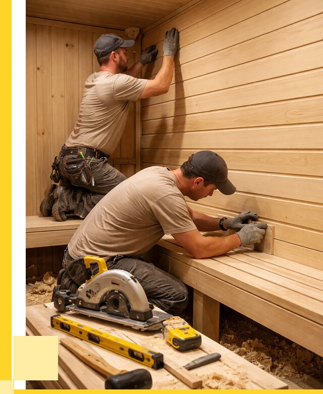 Обшивка саун вагонкой в Коркине от 2595 р. | ЭриданКрк