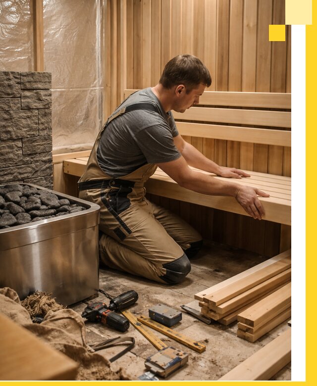 Сауны для дома под ключ с проектированием и монтажом в Коркине