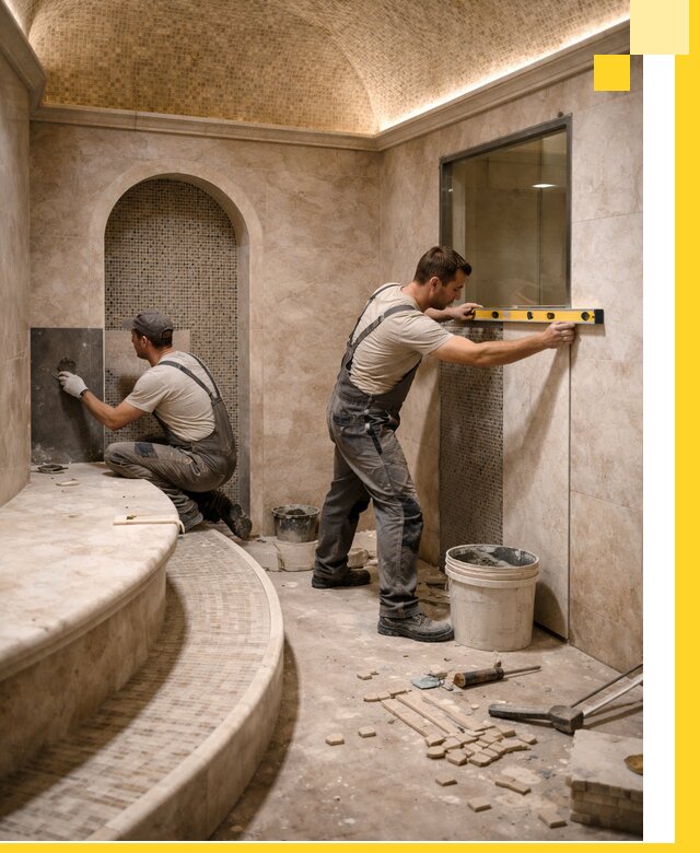 Проектирование и строительство саун с хамамом под ключ в Коркине