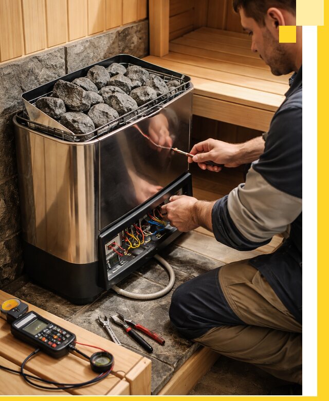 Продажа и установка электрокаменок для саун в Коркине