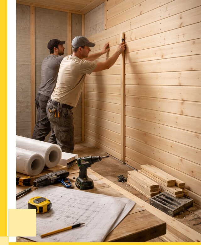 Обшивка бани вагонкой в Коркине от 1246 р., ЭриданКрк