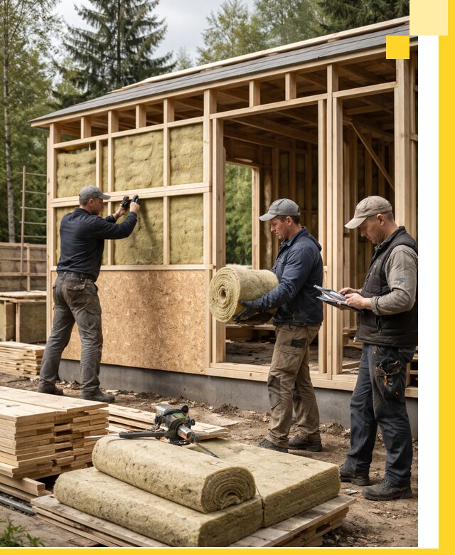 Проектирование и строительство каркасных бань в Коркине под ключ