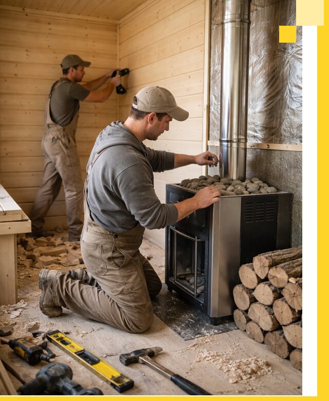 Строительство деревянных бань под ключ в Коркине проекты и монтаж