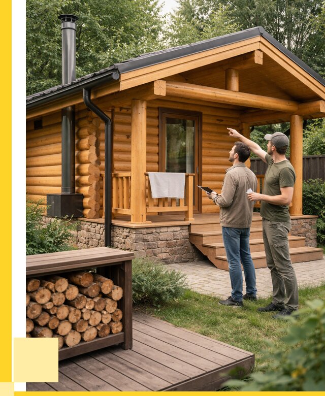 Бани для дачи под ключ в Коркине от 259525 р. | ЭриданКрк