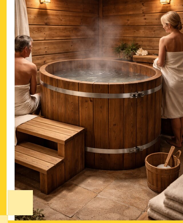 Бани с купелью под ключ в Коркине от 467145 р. | ЭриданКрк