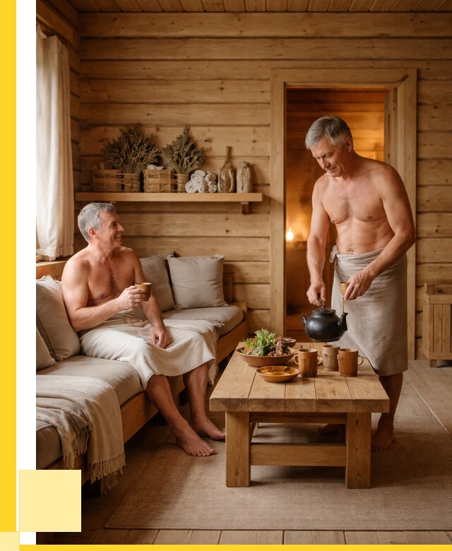 Бани с комнатой отдыха под ключ в Коркине от 467145 р. | ЭриданКрк