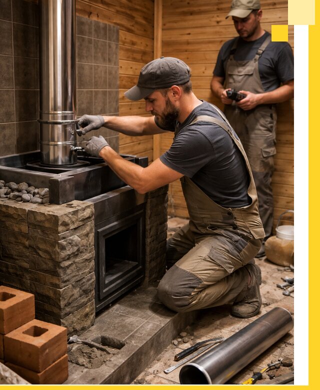 Изготовление и установка банных печей под ключ в Коркине