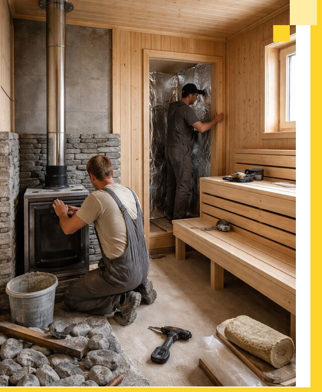 Строительство и изготовление бань под ключ в Коркине