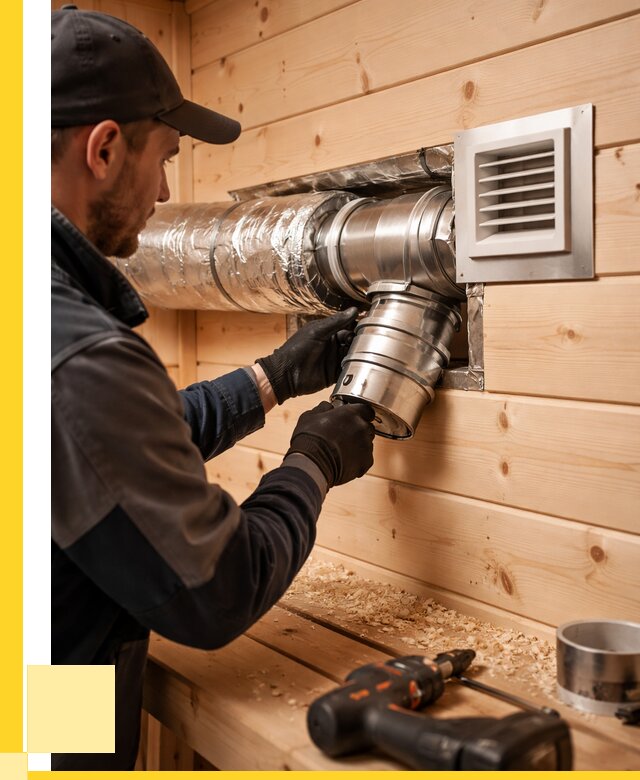 Монтаж вентиляции бани в Коркине от 12457 р. | ЭриданКрк