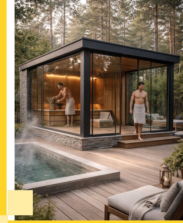 Стеклянные бани и двери в Коркине от 467145 р. | ЭриданКрк